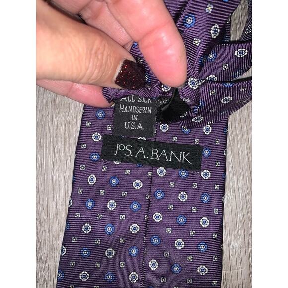 Jos. A. Bank  Men's Silk Striped‎ Necktie Set of 5 Multicolor - Picture 6 of 13